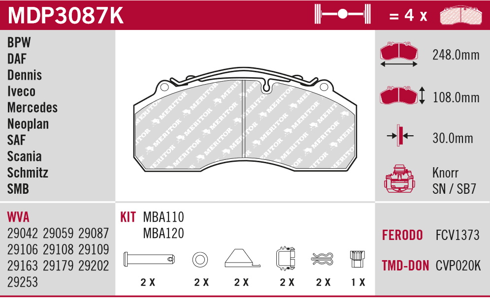 Технічні характеристики: 247,5 x 109,5 x 30,00мм 29042 29059 29087 29106 29108 29109 29163 29179 29202 29253